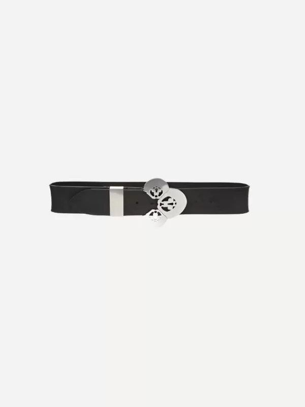 Marant Etoile Adaria Belt in Black/Silver