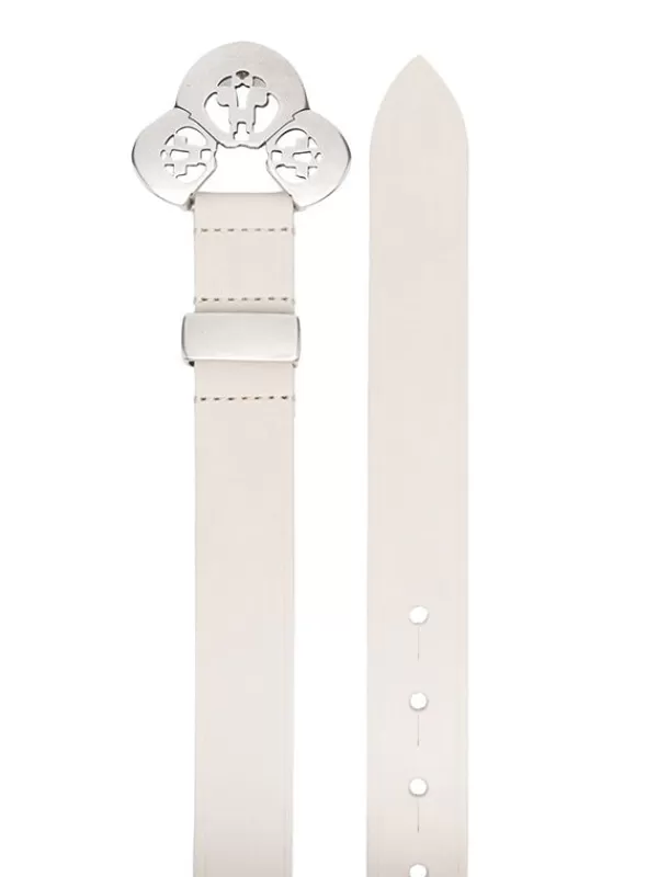 Isabel Marant Adaria Belt in Chalk/Silver