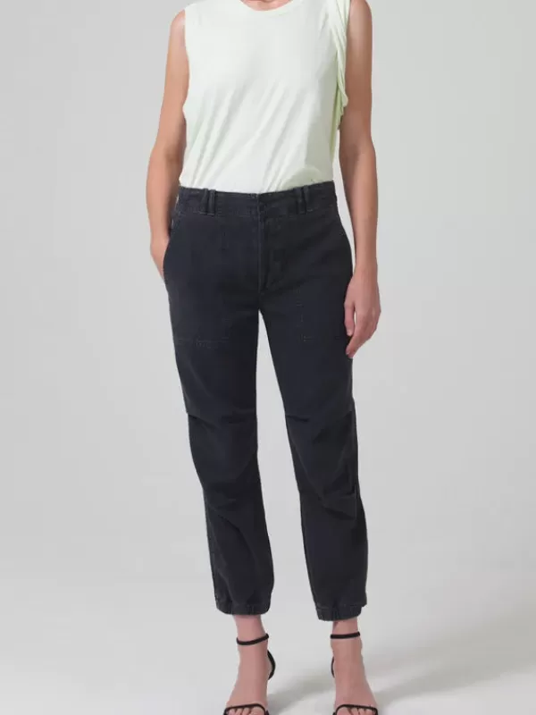 Citizens of Humanity Agni Utility Trouser in Washed Black