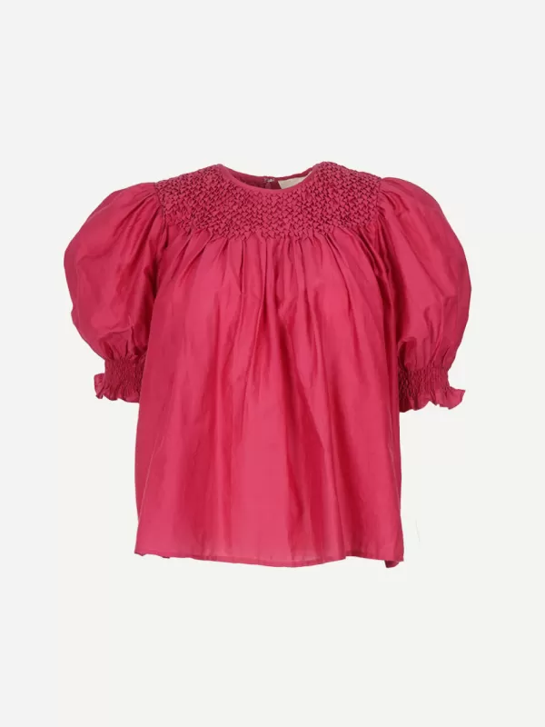 Ulla Johnson Alita Top in Peony