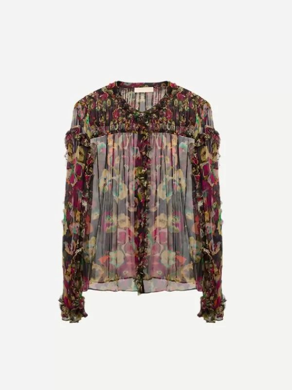 Ulla Johnson Andi Blouse in Cosmic