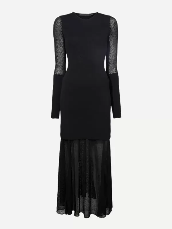 PROENZA SCHOULER Anita Knit Dress in Black