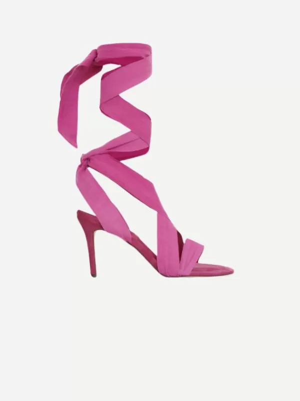 ISABEL MARANT Arieli Sandals in Fuchsia