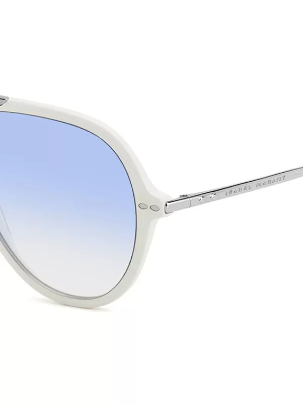 Isabel Marant Aviator Sunglasses in Ivory