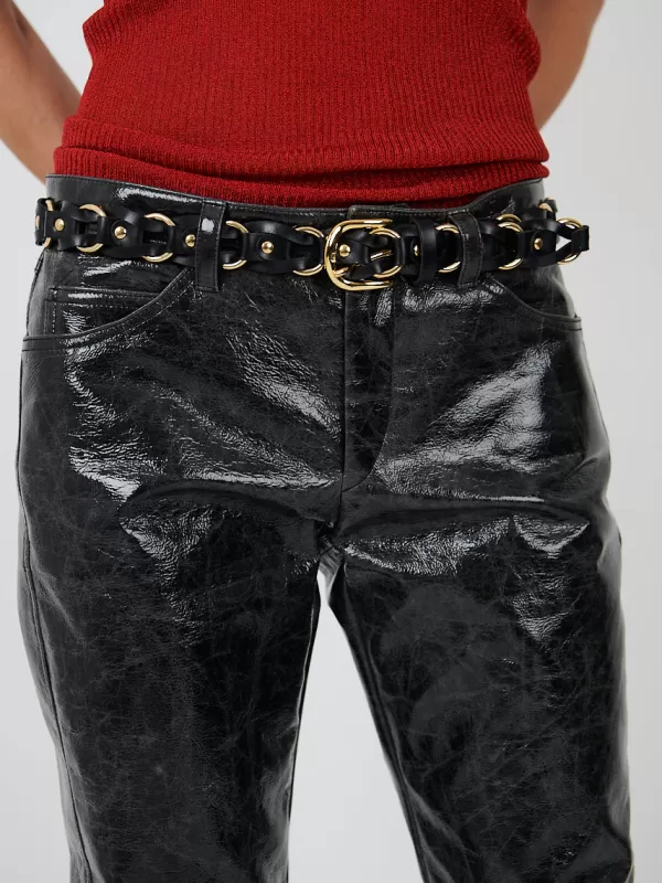 Isabel Marant Bali Belt in Black/Gold