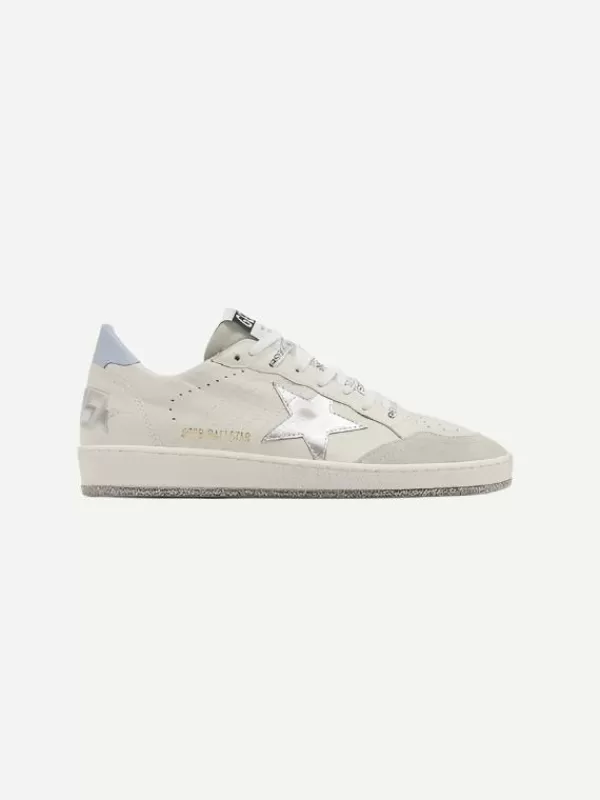 GOLDEN GOOSE Ball Star Nappa Sneaker with Glitter Sole