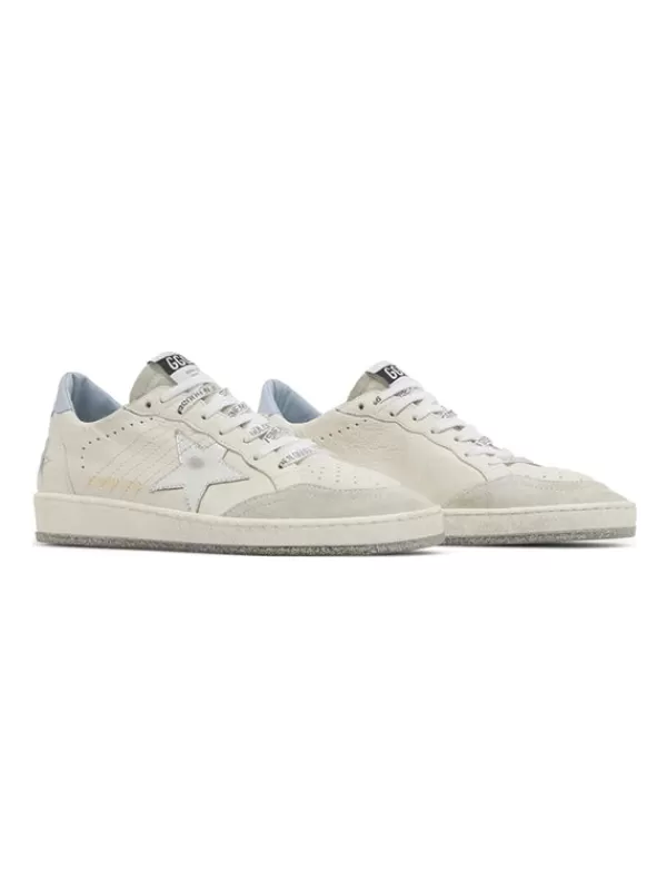 GOLDEN GOOSE Ball Star Nappa Sneaker with Glitter Sole