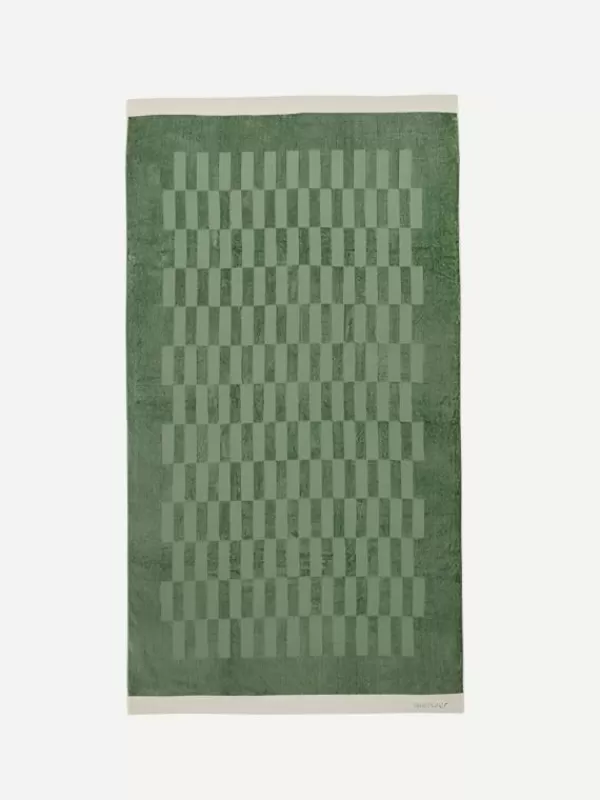 Basil Bangs Beach Towel in Sage