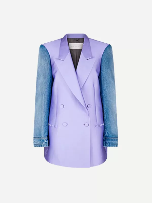 Dries Van Noten Blink Bis Jacket in Lilac