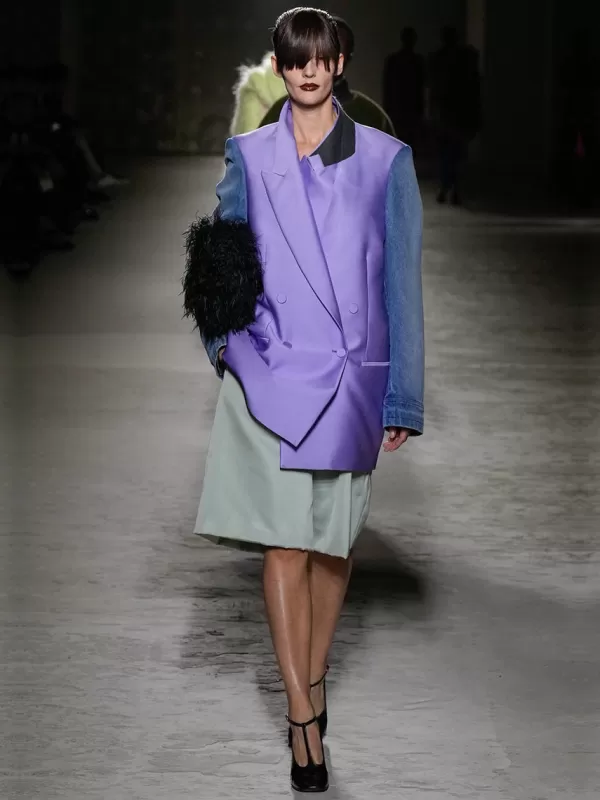 Dries Van Noten Blink Bis Jacket in Lilac