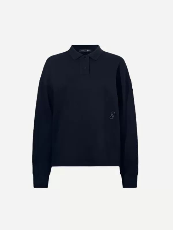 Proenza Schouler Brooks Polo in Black