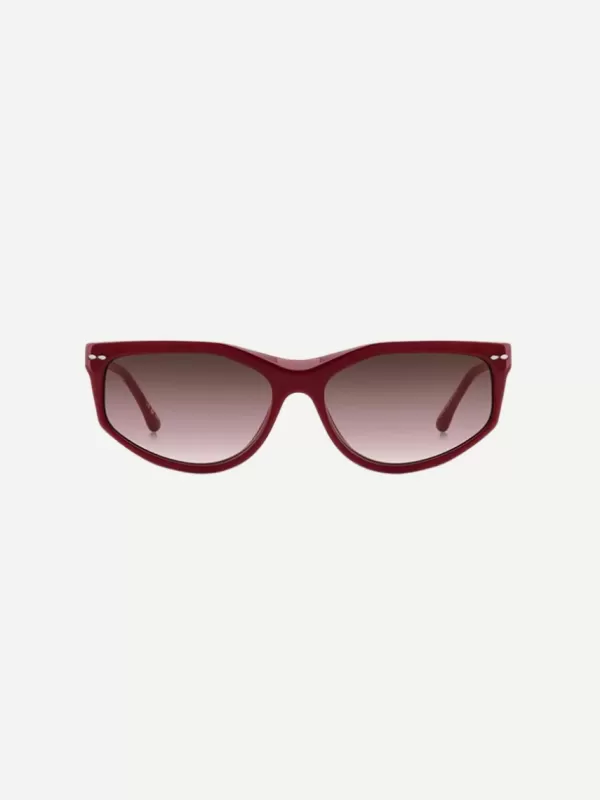 Isabel Marant Cat Eye Sunglasses in Burgundy