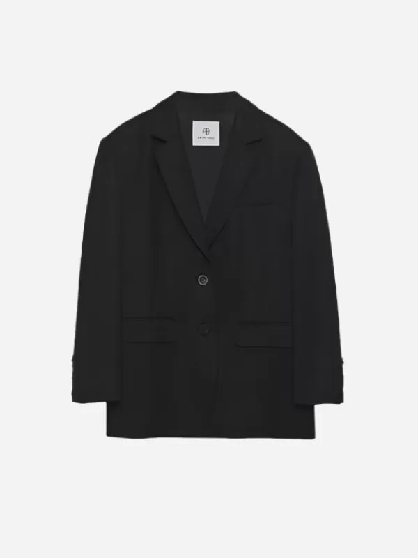 Anine Bing Classic Blazer in Black