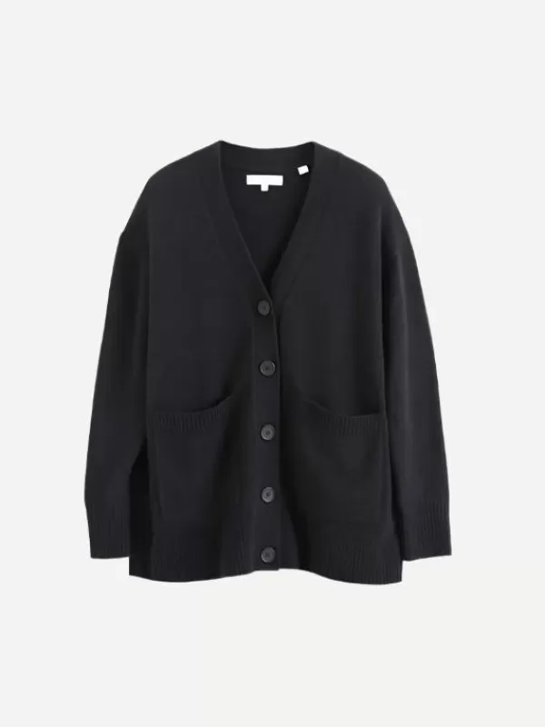 Chinti and Parker Comfort Cardigan in Black