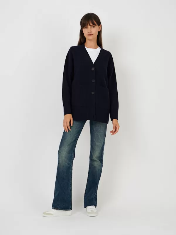 Chinti and Parker Comfort Cardigan in Navy