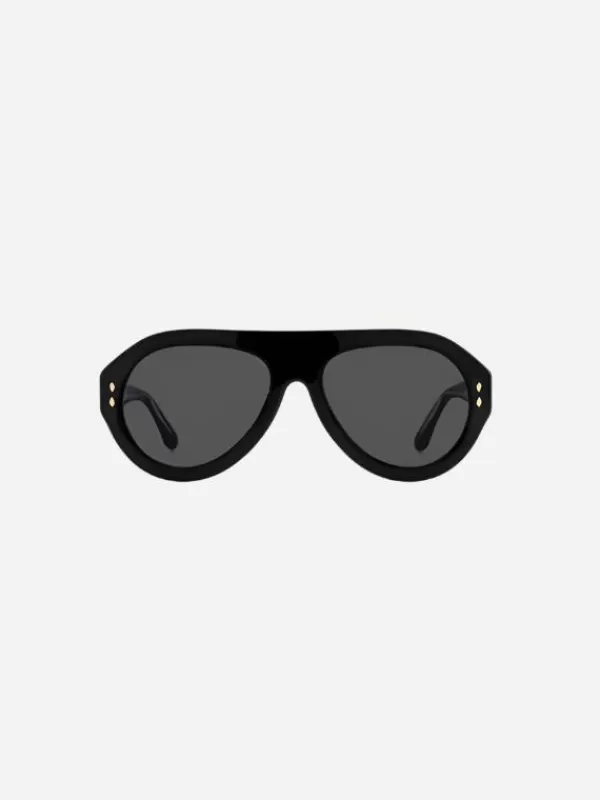 Isabel Marant Darly Sunglasses in Black/Gold