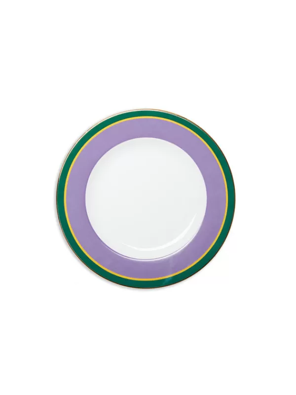 La DoubleJ Dinner Plate set of 2 in Rainbow Viola