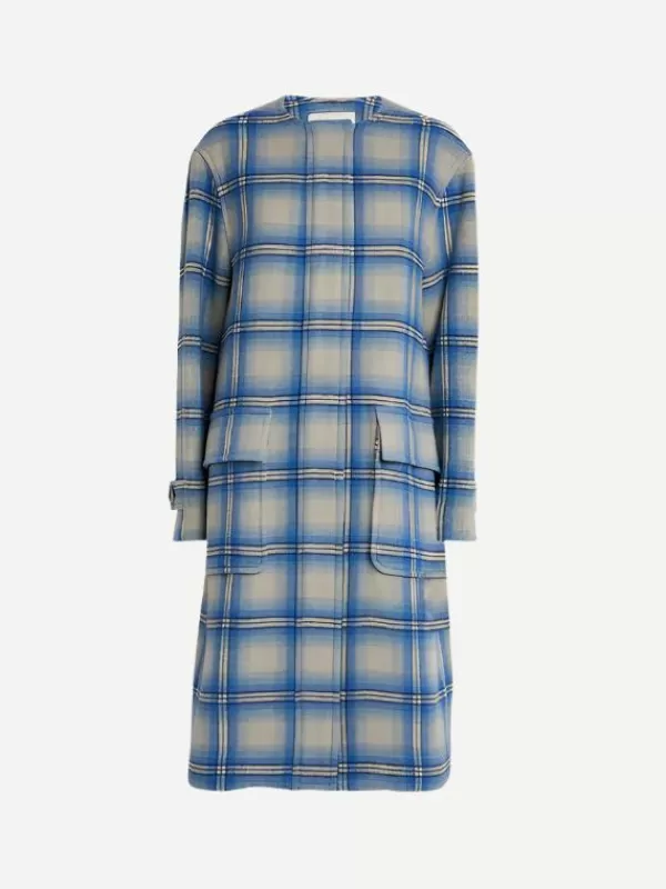 Isabel Marant Emeline Coat in Blue