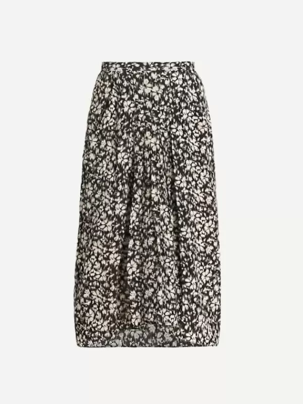 Marant Etoile Eolia Skirt in Black/White