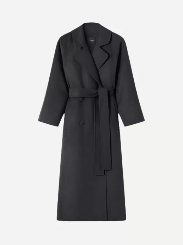 A.EMERY Evans Coat in Charcoal Melange