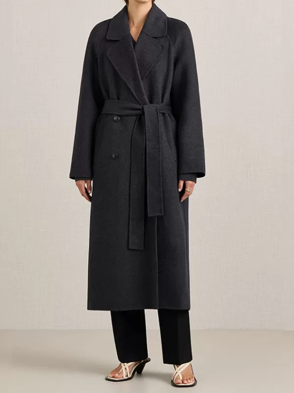 A.EMERY Evans Coat in Charcoal Melange