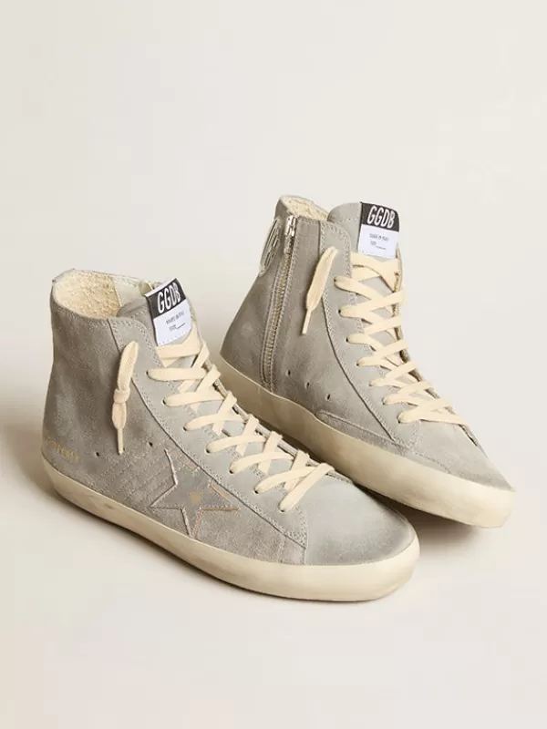 GOLDEN GOOSE Francy Sneaker in Grey Suede