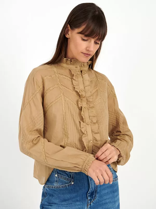 Marant Etoile Gaia Top in Khaki