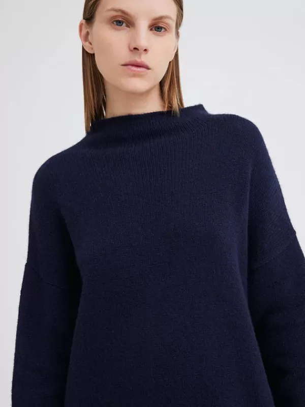 Jac+ Jack Grayson Sweater in Darkest Navy