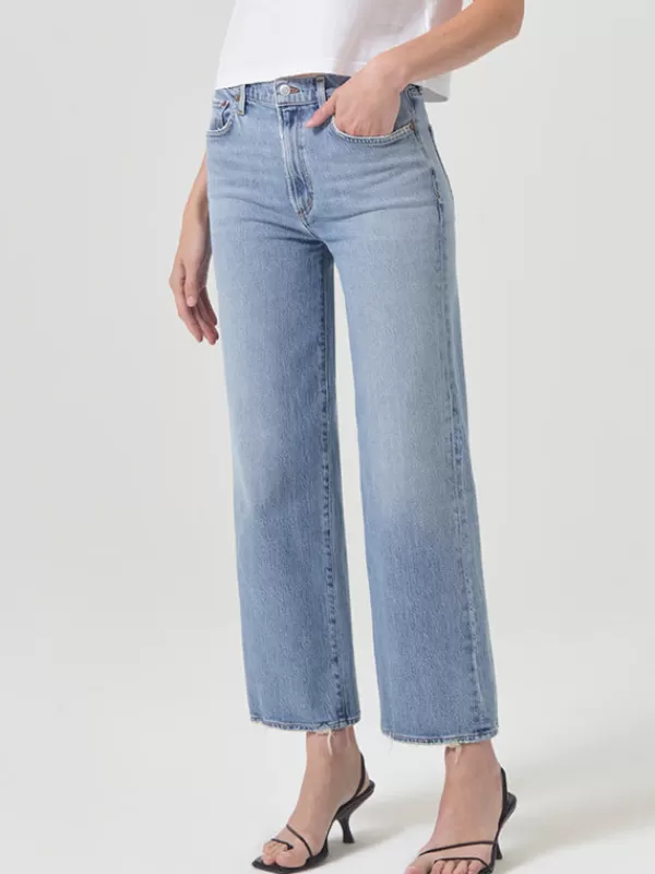 Agolde Harper Crop Jean in Hassle