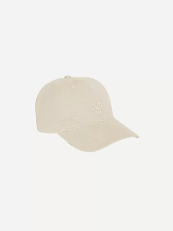 Anine Bing Jeremy Baseball Cap AB in Oatmeal