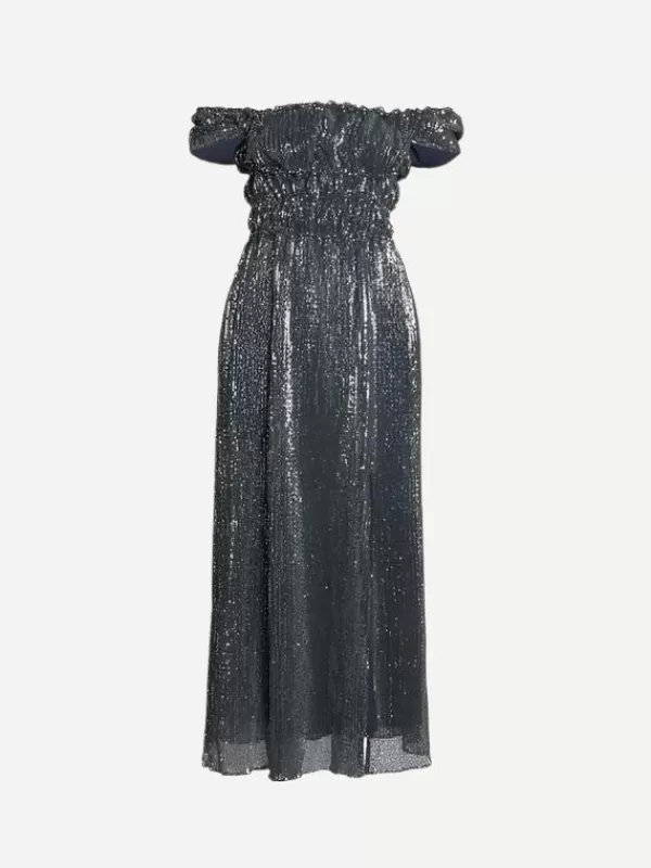 Altuzarra Lily Dress in Midnight Silver