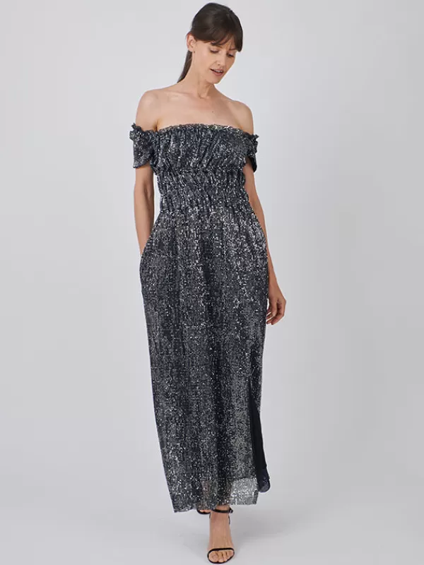 Altuzarra Lily Dress in Midnight Silver