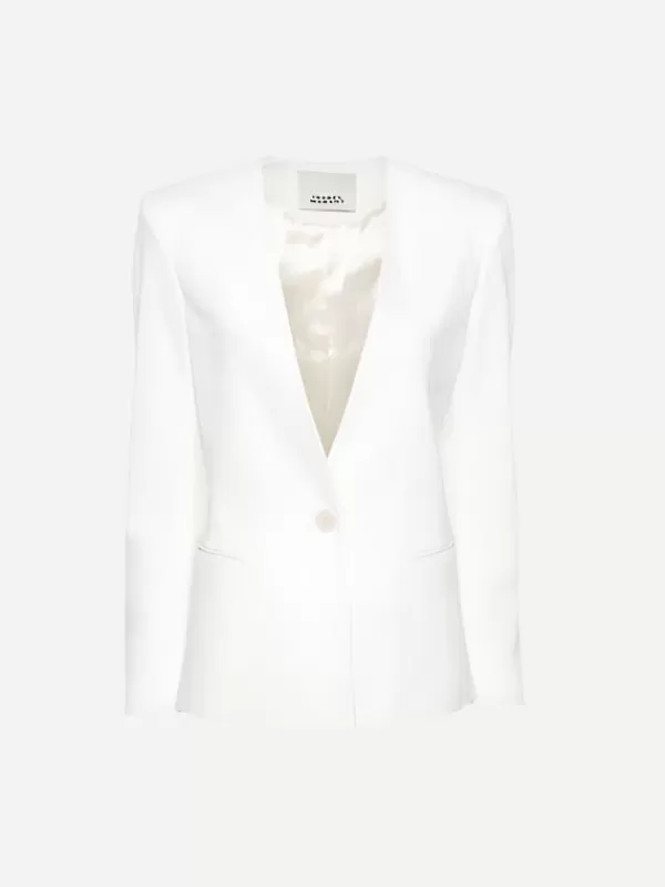 Isabel Marant Manzil Jacket in White