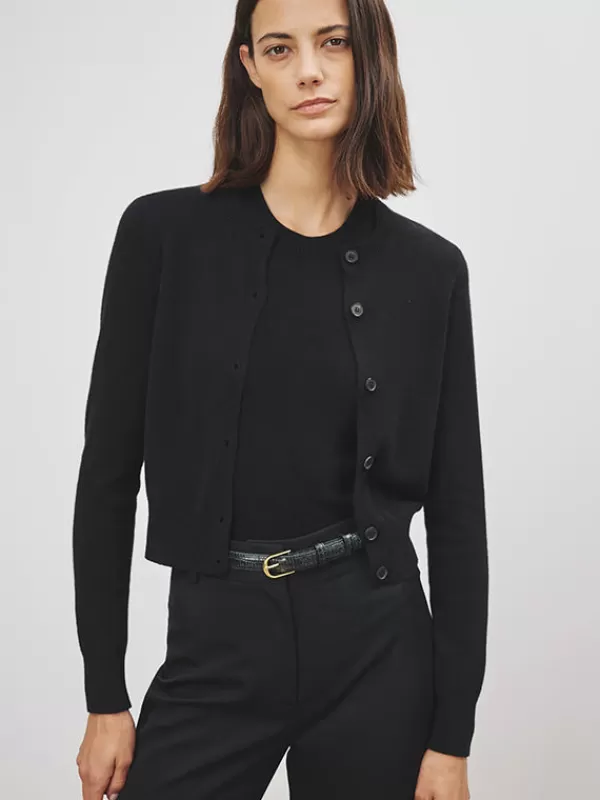 Nili Lotan March Cardigan in Black