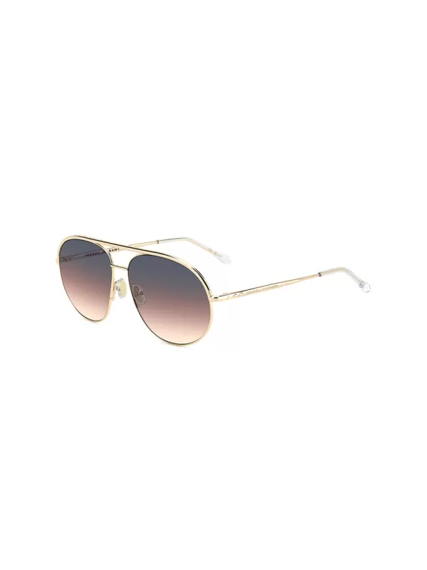 Isabel Marant Metallic Aviators in Rose Gold