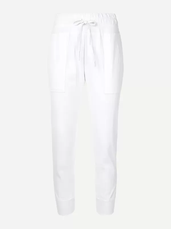 James Perse Mixed Media Pant in White