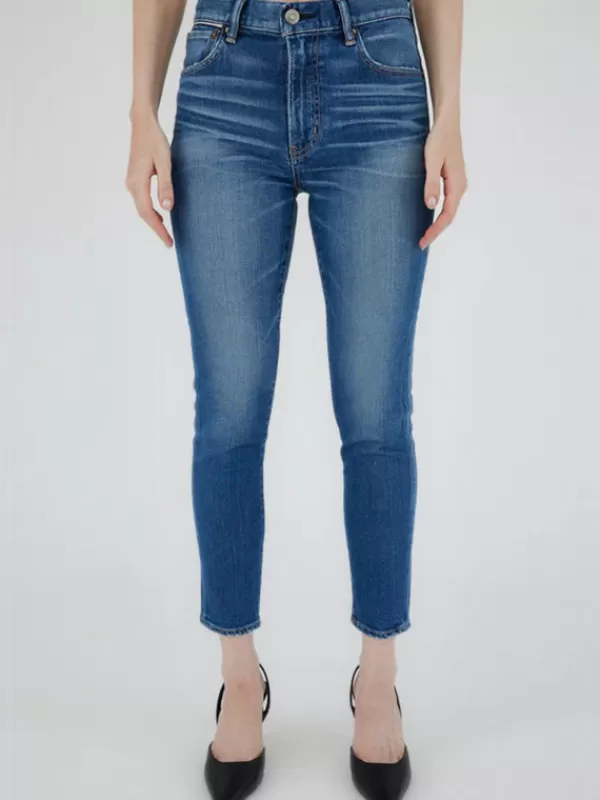 Moussy Vintage MV Ballena Skinny Hi in Blue