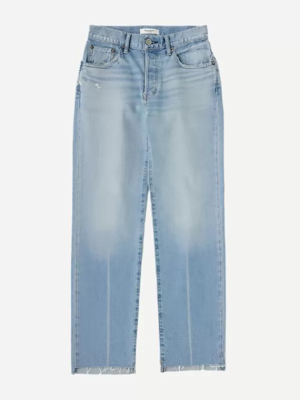 Moussy Vintage MV Cumberland Straight in Light Blue