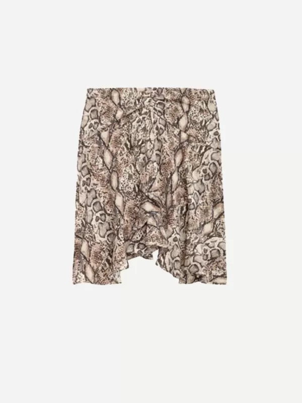 Isabel Marant Ozany Skirt in Natural Python