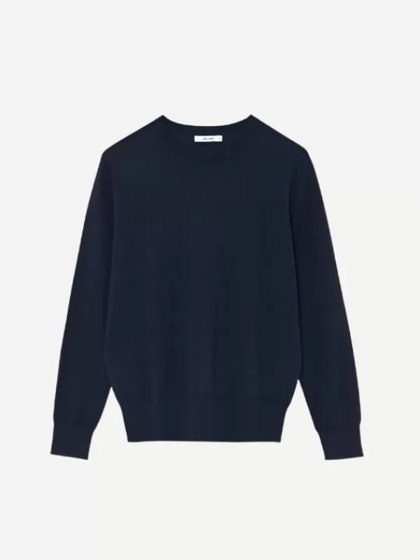 Jac+ Jack Pare Sweater in Darkest Navy