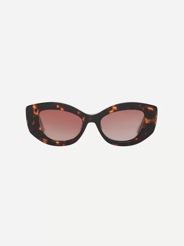 Anine Bing Rennes Sunglasses in Dark Tortoise