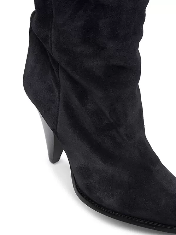 Isabel Marant Riria Thigh Boots in Faded Black