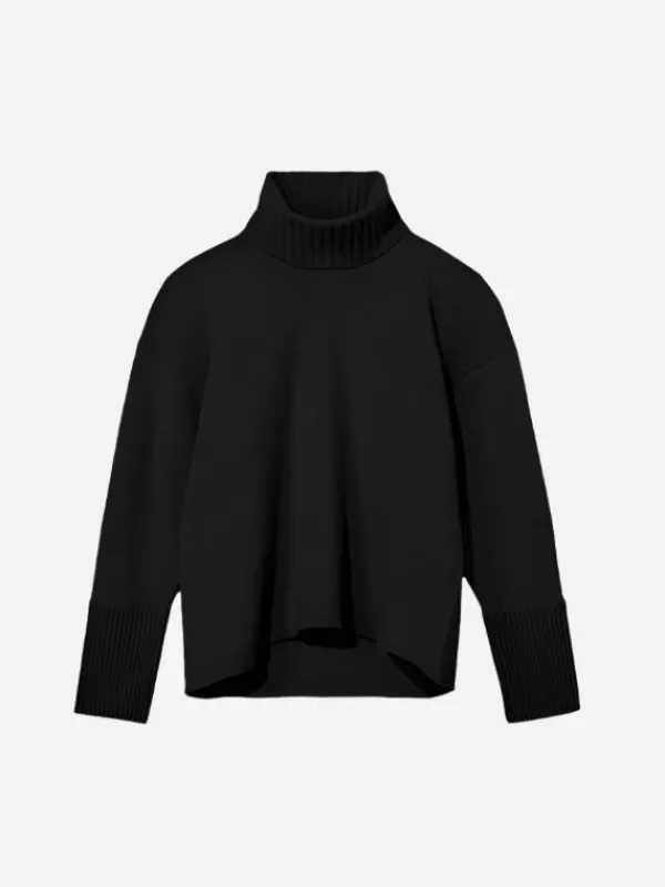 Proenza Schouler Sandra Turtleneck Sweater in Black