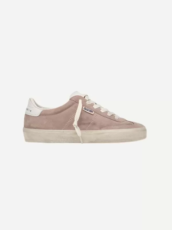 GOLDEN GOOSE Soul-Star Suede Sneakers in Pink