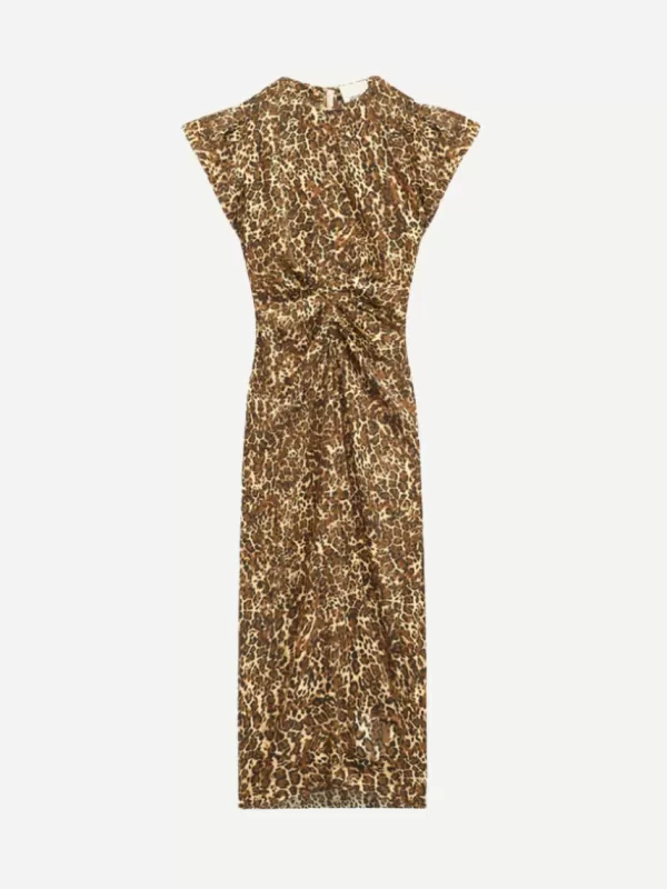 Isabel Marant Terena Dress in Leopard