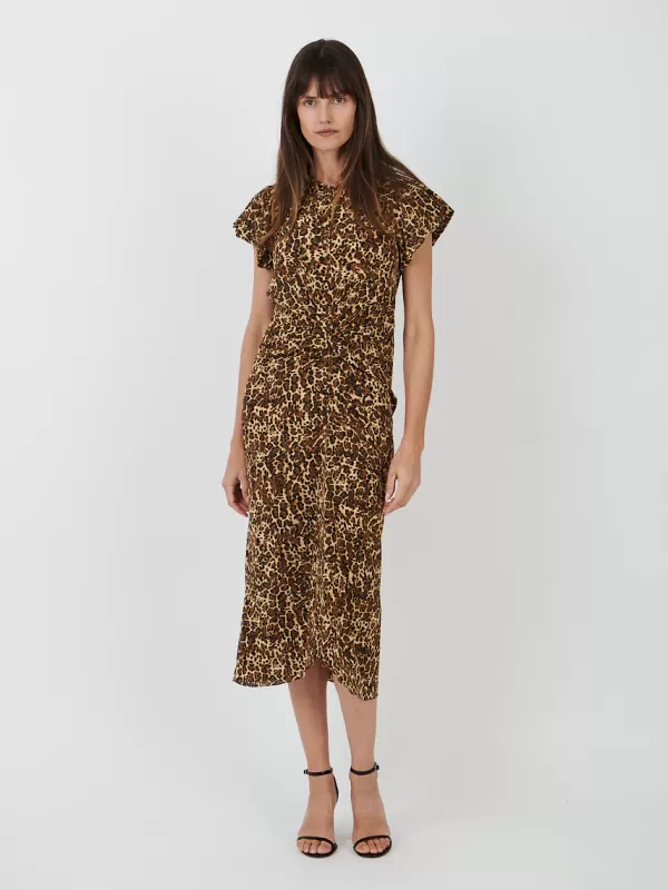 Isabel Marant Terena Dress in Leopard