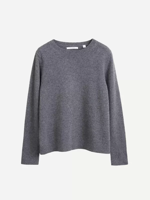 Chinti and Parker The Boxy Jumper in Grey