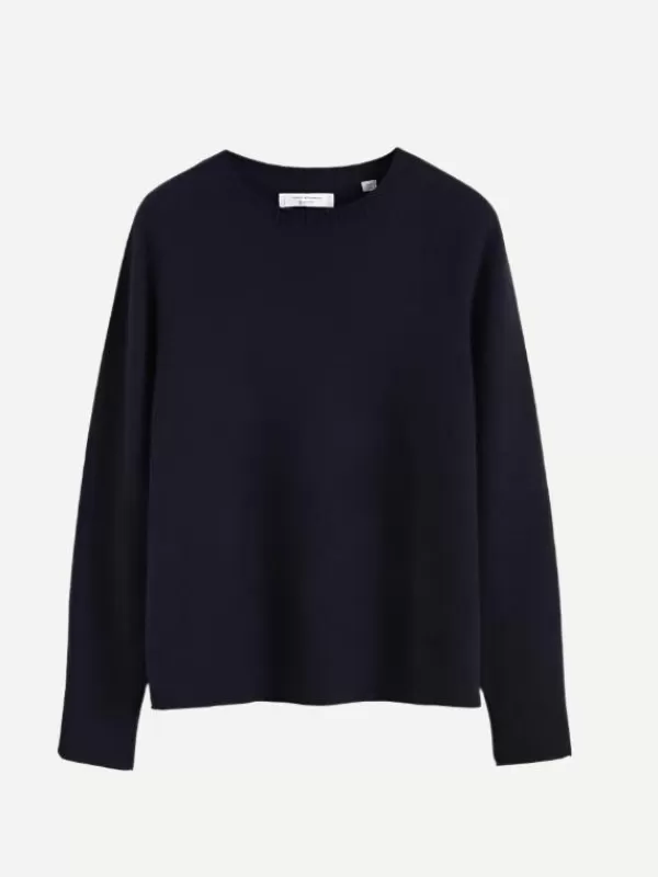 Chinti and Parker The Boxy Jumper in Navy