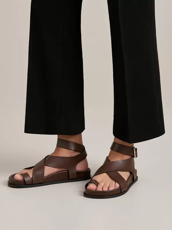 A.Emery The Jalen Sandal in Walnut