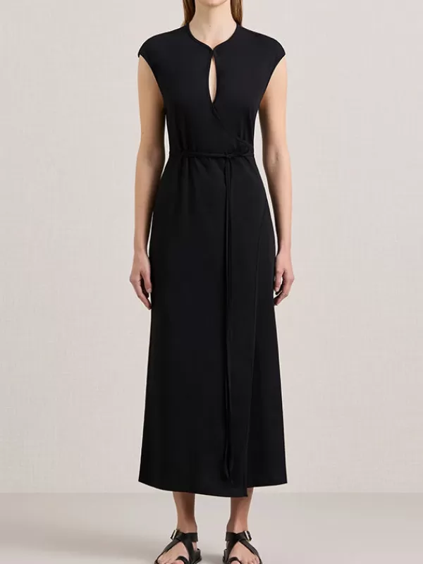 A.Emery The Leigh Jersey Dress in Black